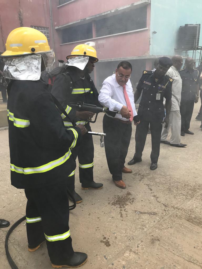 AFT Water Mist | Mr. Nabil Saad Basking Instructions to Officials | LFS